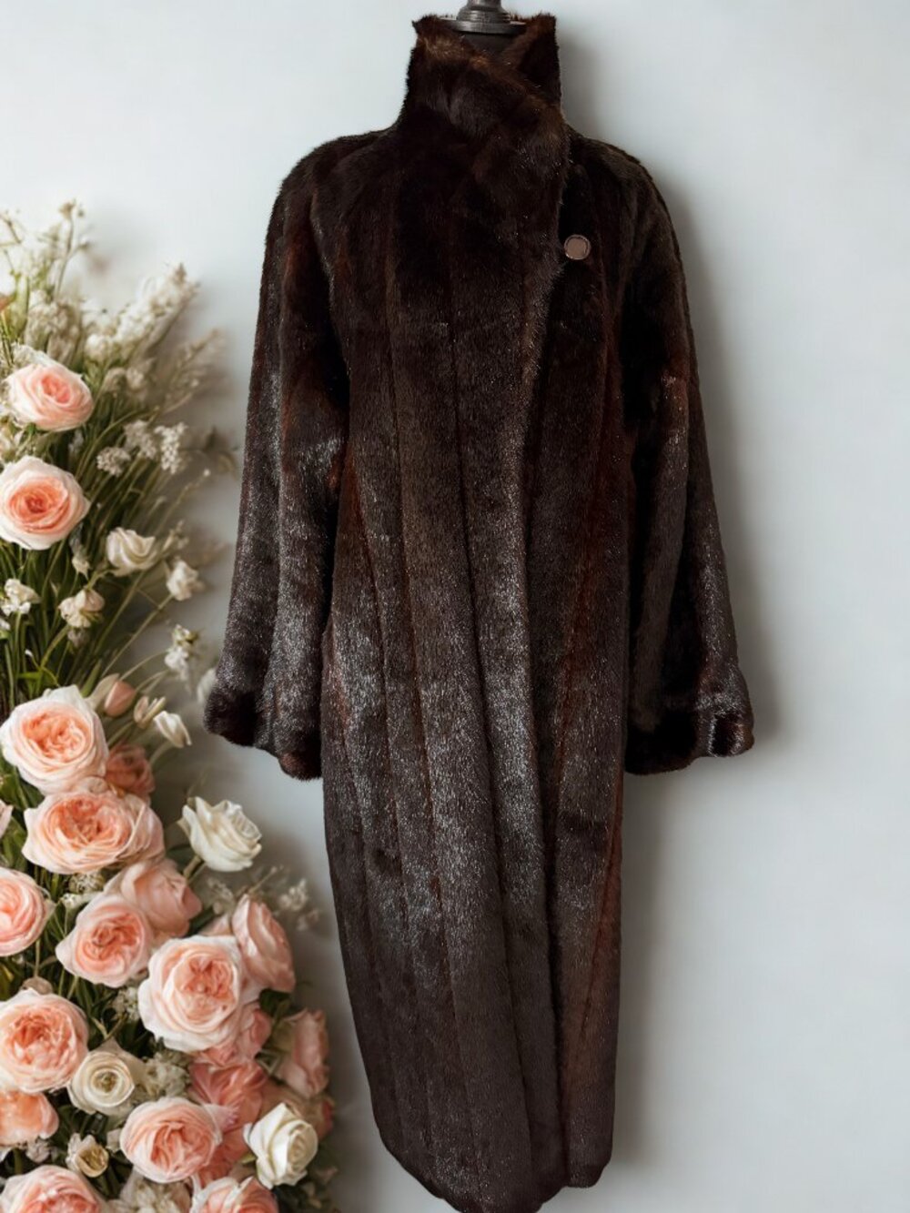 Westbound Faux Fur Full Length Coat
